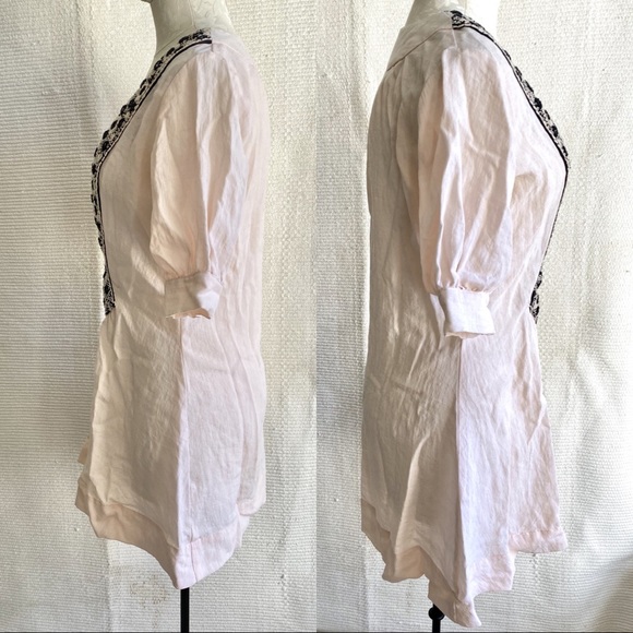 Alice McCall Plunging Embellished Boho Mini Dress - Picture 4 of 8